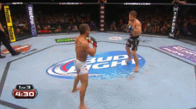Single Direct Attack in angle - Outside Low Kick